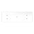  Square panel for pre-drilled Rose-One, width 675 mm, length 225 mm