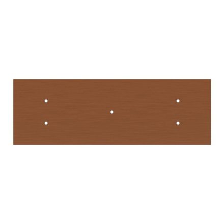  Square panel for pre-drilled Rose-One, width 675 mm, length 225 mm
