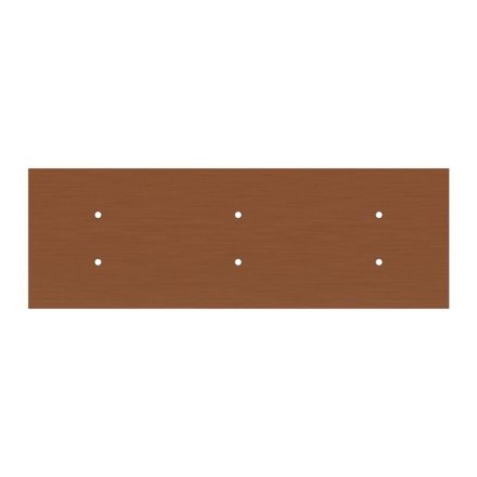  Square panel for pre-drilled Rose-One, width 675 mm, length 225 mm