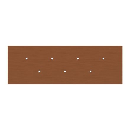  Square panel for pre-drilled Rose-One, width 675 mm, length 225 mm