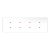  Square panel for pre-drilled Rose-One, width 675 mm, length 225 mm