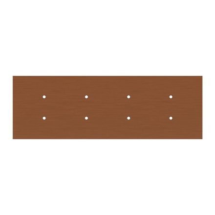  Square panel for pre-drilled Rose-One, width 675 mm, length 225 mm