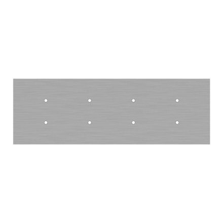  Square panel for pre-drilled Rose-One, width 675 mm, length 225 mm