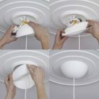  Cable Cup® silicone ceiling rose set