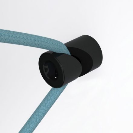 Decentraliser, ceiling or wall-mounted "V" hook for fabric electrical cables