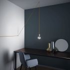 Decentraliser, ceiling or wall-mounted "V" hook for fabric electrical cables