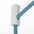 Decentralizing, ceiling hook fabric for electric cables with stopper
