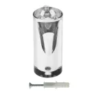 Decentraliser, ceiling hook for fabric electrical cables, with stopper