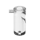 Decentraliser, ceiling hook for fabric electrical cables, with stopper
