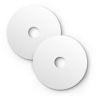 Mini Ellepì "Solid Color" flat lampshade, ideal for pendant and wall lamps or light chains, 24 cm diameter - Made in Italy