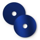 Mini Ellepì "Solid Color" flat lampshade, ideal for pendant and wall lamps or light chains, 24 cm diameter - Made in Italy