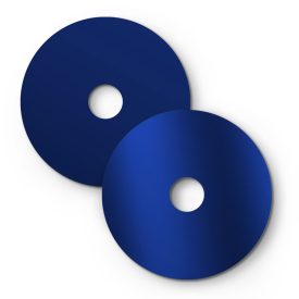   Mini Ellepì "Solid Color" flat lampshade, ideal for pendant and wall lamps or light chains, 24 cm diameter - Made in Italy