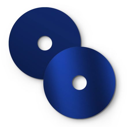 Mini Ellepì "Solid Color" flat lampshade, ideal for pendant and wall lamps or light chains, 24 cm diameter - Made in Italy