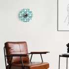 Ellepì mini flat lampshade with geometric patterns "Kaleidoscope", 24 cm diameter – Made in Italy
