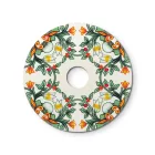 Mini Ellepì "Maioliche" flat lampshade, ideal for pendant and wall lamps or string lights, 24 cm diameter - Made in Italy