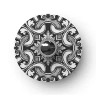 Mini Ellepì "Maioliche" flat lampshade, ideal for pendant and wall lamps or string lights, 24 cm diameter - Made in Italy
