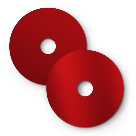 Mini Ellepì "Solid Color" flat lampshade, ideal for pendant and wall lamps or light chains, 24 cm diameter - Made in Italy