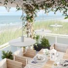 Oversize Ellepì flat lampshade made of Dibond for outdoor pendant lamps, diameter 40 cm - Made in Italy