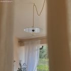 Oversize Ellepì flat lampshade made of Dibond for outdoor pendant lamps, diameter 40 cm - Made in Italy
