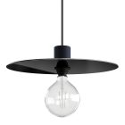 Oversize Ellepì flat lampshade made of Dibond for outdoor pendant lamps, diameter 40 cm - Made in Italy