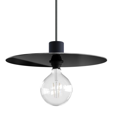 Oversize Ellepì flat lampshade made of Dibond for outdoor pendant lamps, diameter 40 cm - Made in Italy