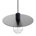 Oversize Ellepì flat lampshade made of Dibond for outdoor pendant lamps, diameter 40 cm - Made in Italy