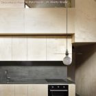 Oversize Ellepì flat lampshade made of Dibond for outdoor pendant lamps, diameter 40 cm - Made in Italy