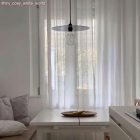 Oversize Ellepì flat lampshade made of Dibond for outdoor pendant lamps, diameter 40 cm - Made in Italy