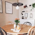 Oversize Ellepì flat lampshade made of Dibond for outdoor pendant lamps, diameter 40 cm - Made in Italy