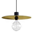 Oversize Ellepì flat lampshade made of Dibond for outdoor pendant lamps, diameter 40 cm - Made in Italy
