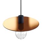 Oversize Ellepì flat lampshade made of Dibond for outdoor pendant lamps, diameter 40 cm - Made in Italy