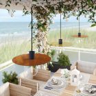 Oversize Ellepì flat lampshade made of Dibond for outdoor pendant lamps, diameter 40 cm - Made in Italy