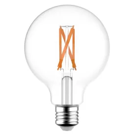    LED SMART WI-FI light bulb Globe G125 transparent filament 6.5W 806Lm E27 1800÷3000K adjustable
