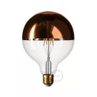  Copper hemisphere G125 LED bulb 7W 806Lm E27 2700K adjustable