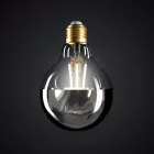  Silver Half Sphere Globe G95 LED bulb 7W 730Lm E27 2700K adjustable