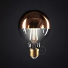  Copper hemisphere G95 LED bulb 7W 730Lm E27 2700K adjustable