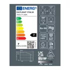  Copper hemisphere G95 LED bulb 7W 730Lm E27 2700K adjustable