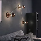  Copper hemisphere G95 LED bulb 7W 730Lm E27 2700K adjustable