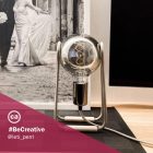 LED smoked bulb - Globe G125 curved spiral filament - 5 W 120 lm E27 1800 K dimmable