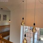 LED smoked bulb - Globe G125 curved spiral filament - 5 W 120 lm E27 1800 K dimmable