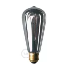 LED smoked bulb - Edison ST64 curved double loop filament - 5 W 160 lm E27 1800 K dimmable
