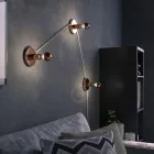  Copper Half Sphere Drop A60 LED bulb 7W 806Lm E27 2700K adjustable