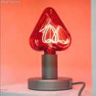 LED bulb - Red Heart - 5W 150Lm E27 2000K Dimmable