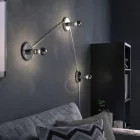 Silver Half Sphere Drop A60 LED Bulb 7W E27 Dimmable 2700K