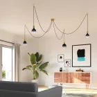 G125 Dark Shadow 105Lm LED bulb, pastel color, spiral filament 4.5W E27 1800K Dimmable