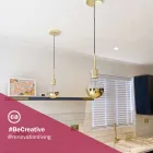  Gold Half Sphere Globe G95 LED bulb 7W 730Lm E27 2700K adjustable