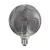 LED bulb, spherical, G140, embossed, smoky spiral filament, 5 W, 150 lm, E27, 2000 K, dimmable