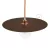 Large painted iron plate for suspension, 40 cm diameter - Made in Italy