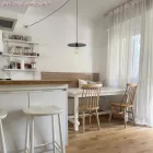 Large painted iron plate for suspension, 40 cm diameter - Made in Italy