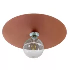 Large painted iron plate for suspension, 40 cm diameter - Made in Italy